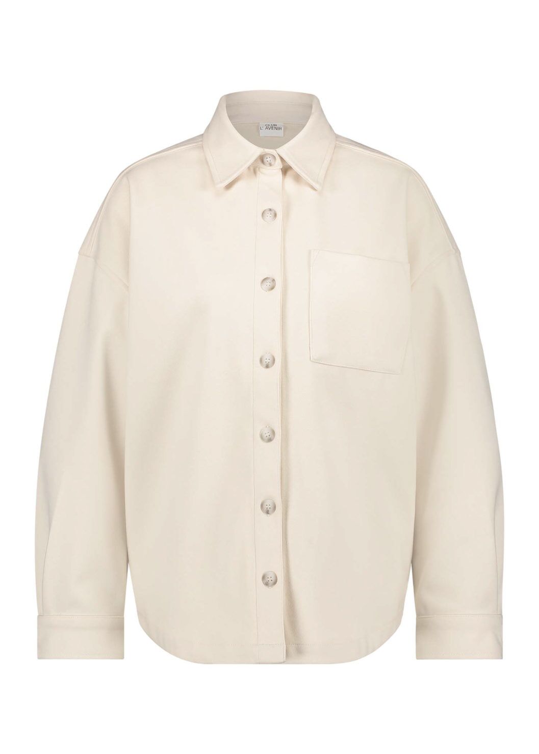 Club Lavenir Serene Warm White Overshirt (1)