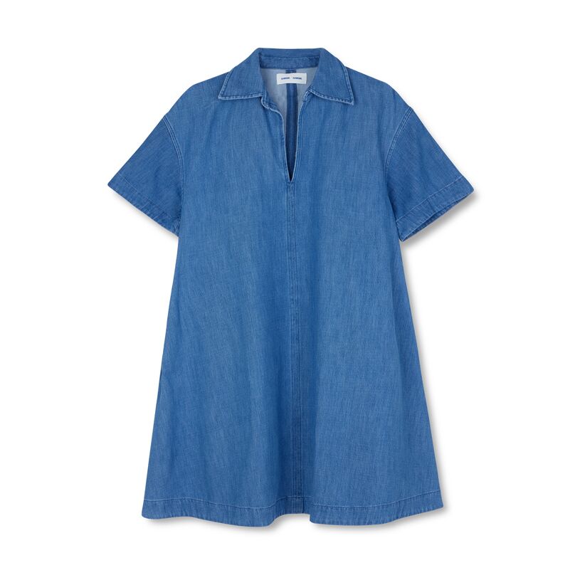 Samsoe Kleid Jeans Jonie Dress Dream Blue Blau (1)