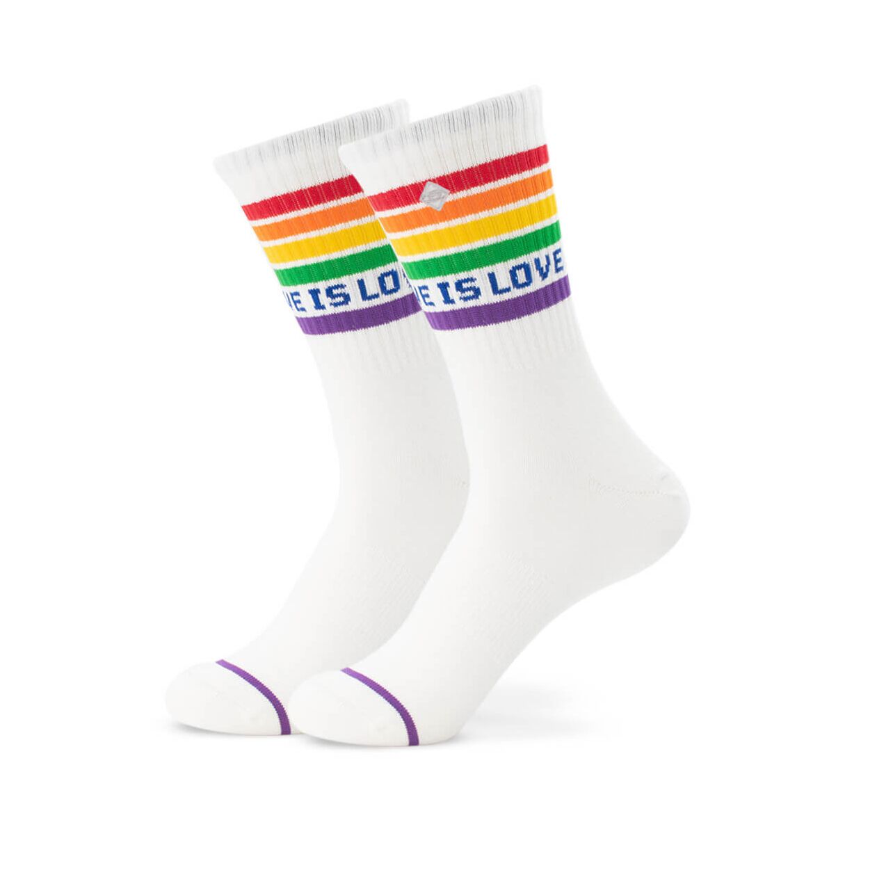 J Clay Socken Socks Tennissocke Love Is Love Pride Lgbtq Parade (2)