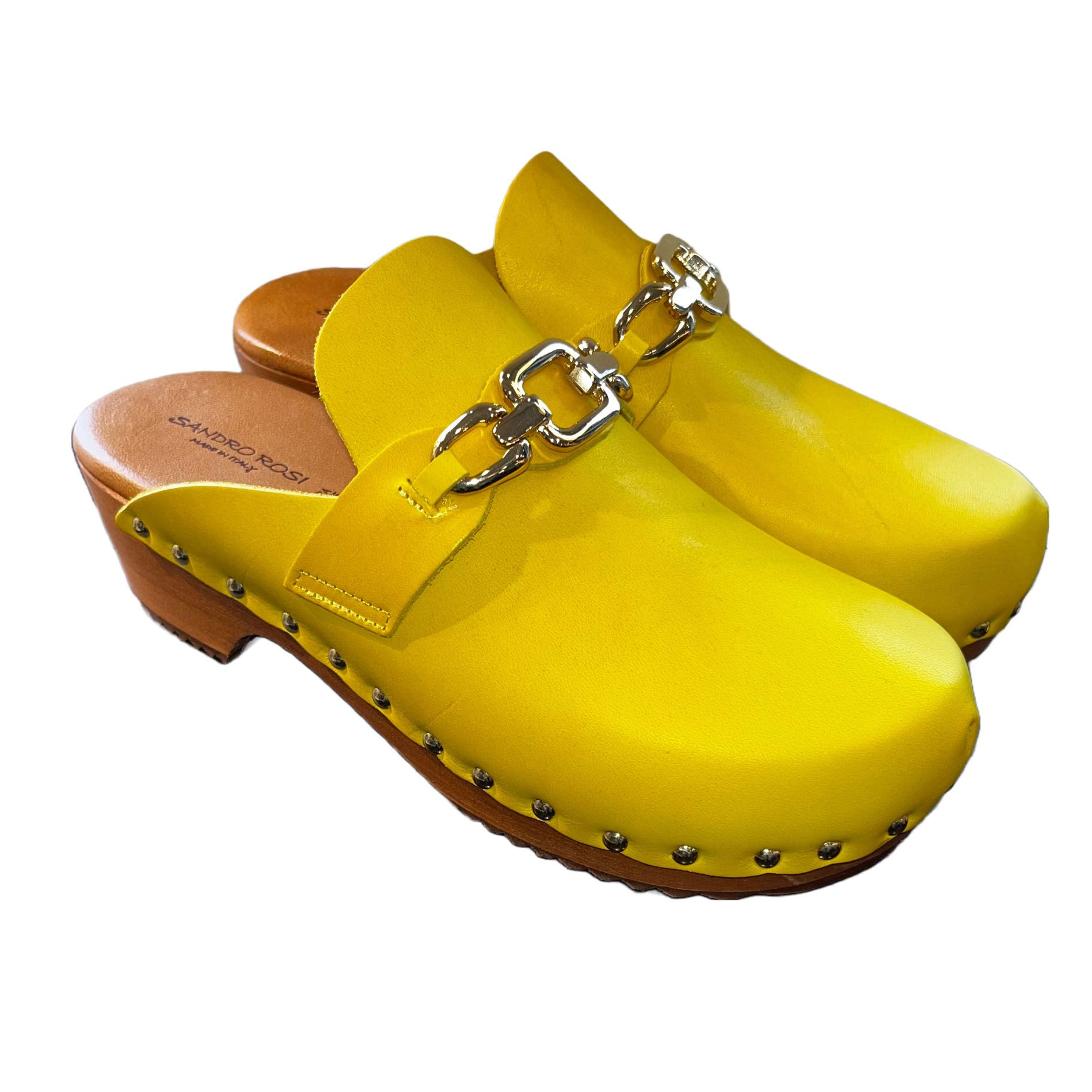 8697 Giallo Gelb Mercurio Clogs Sandy Shoes1