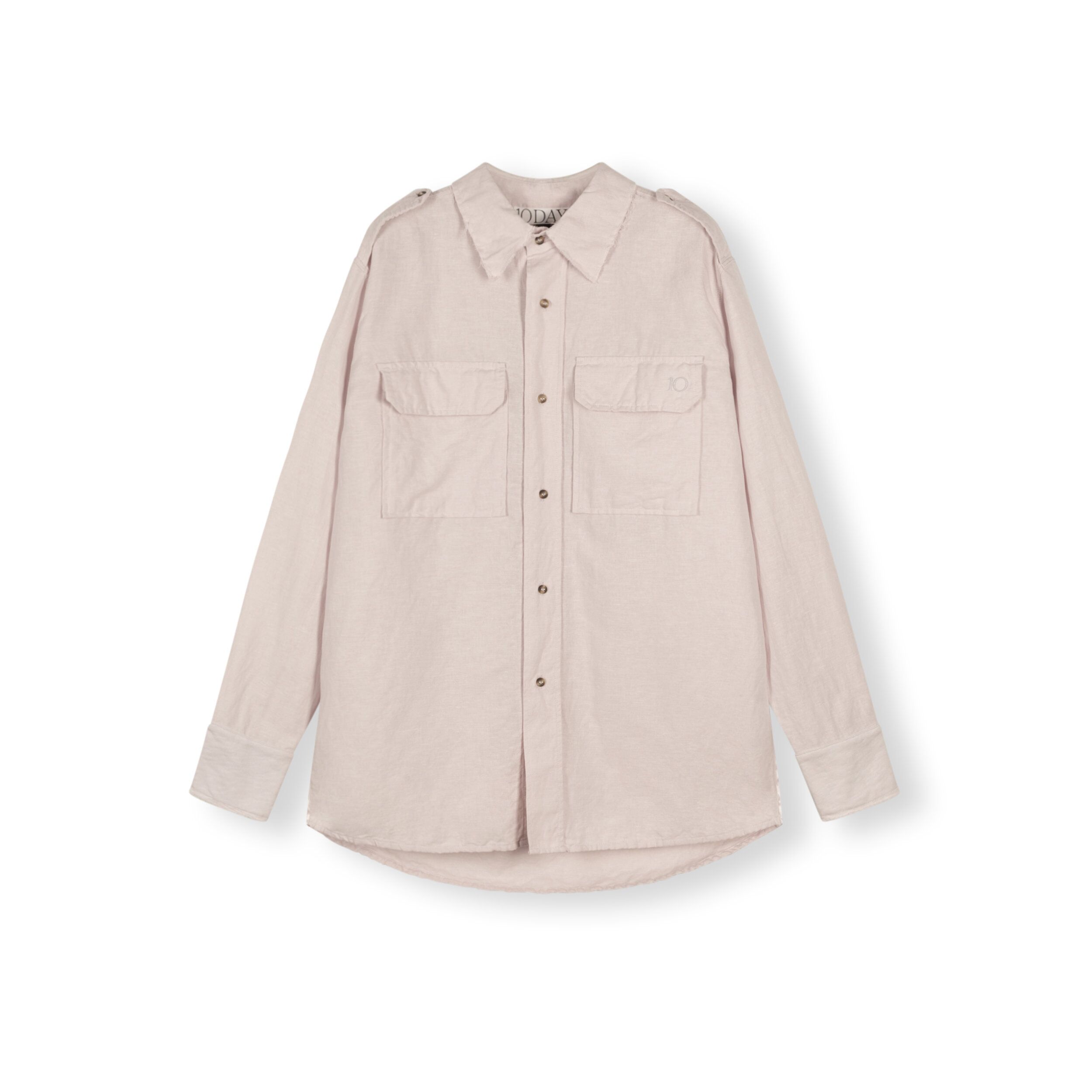 20 404 3203 1232 10days Amsterdam Washed Linen Shirt Pale Lilac (2)