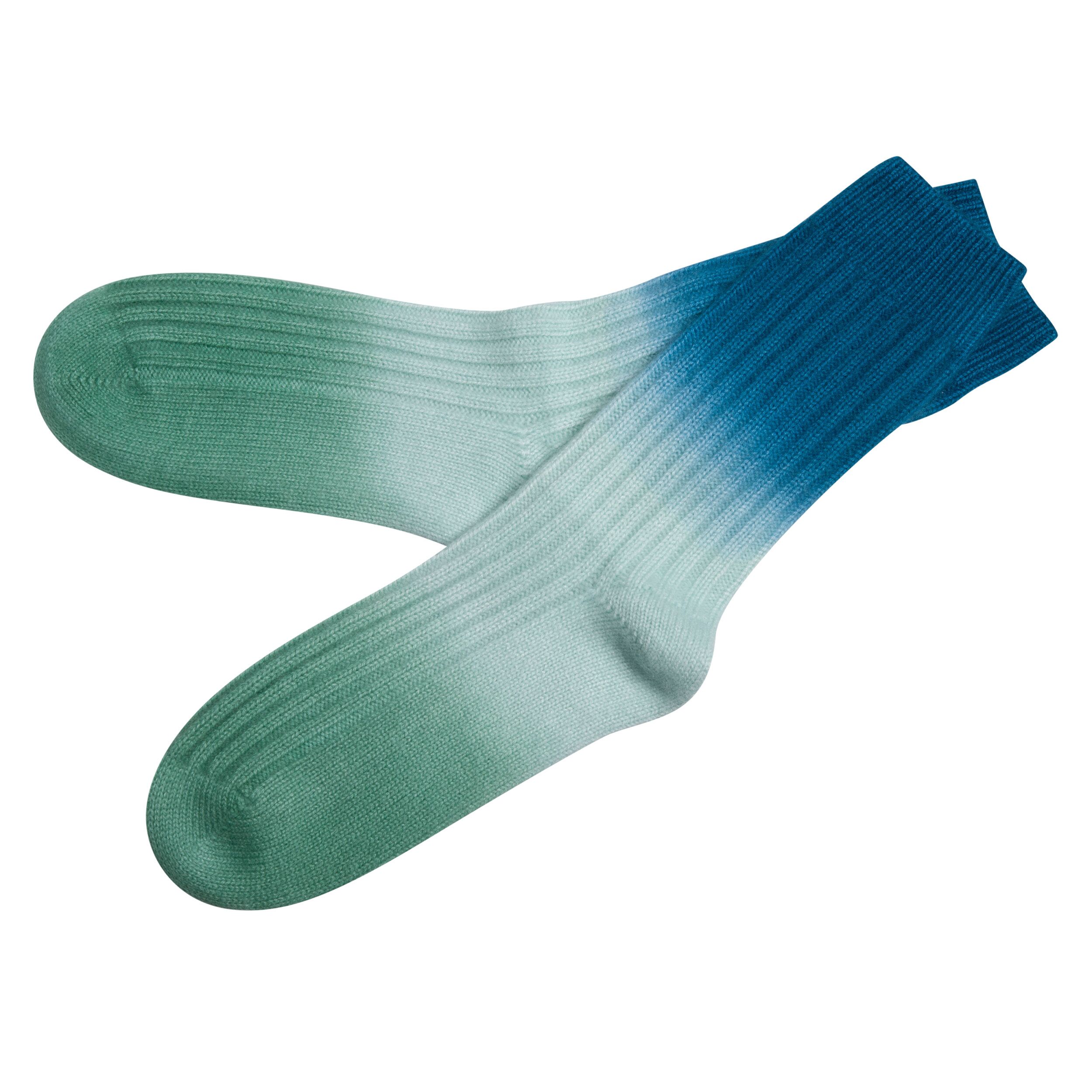 Cute Stuff Kaschmir Cashmere Socken Socks Hat Muetze Dip Dye Farbverlauf Tabita Flamingo Iris (1)