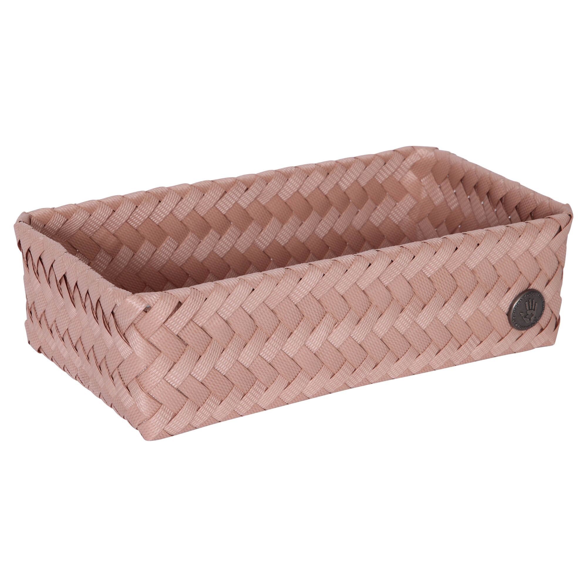 Be06966 Handed By Korb Fit Double Tiny Basket Copper Blush