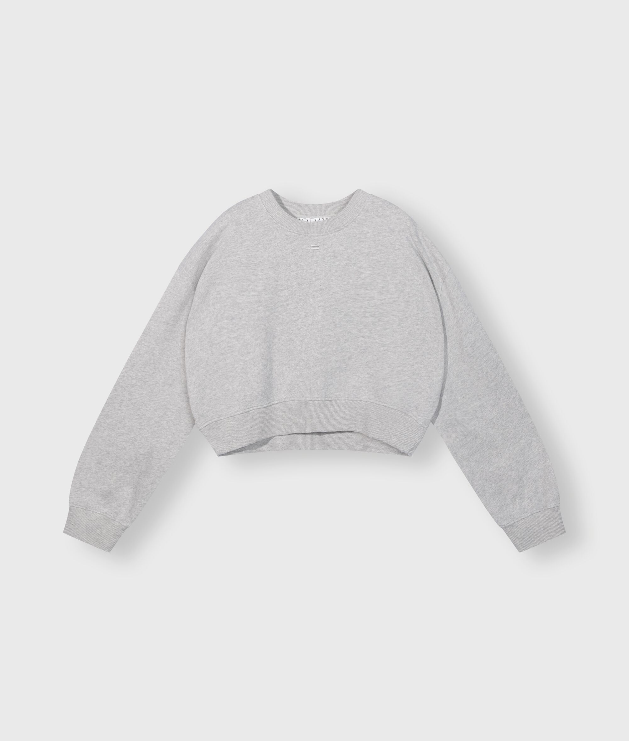 20 801 4203 4001 10days Amsterdam Cropped Sweater Light Grey Melee (2)
