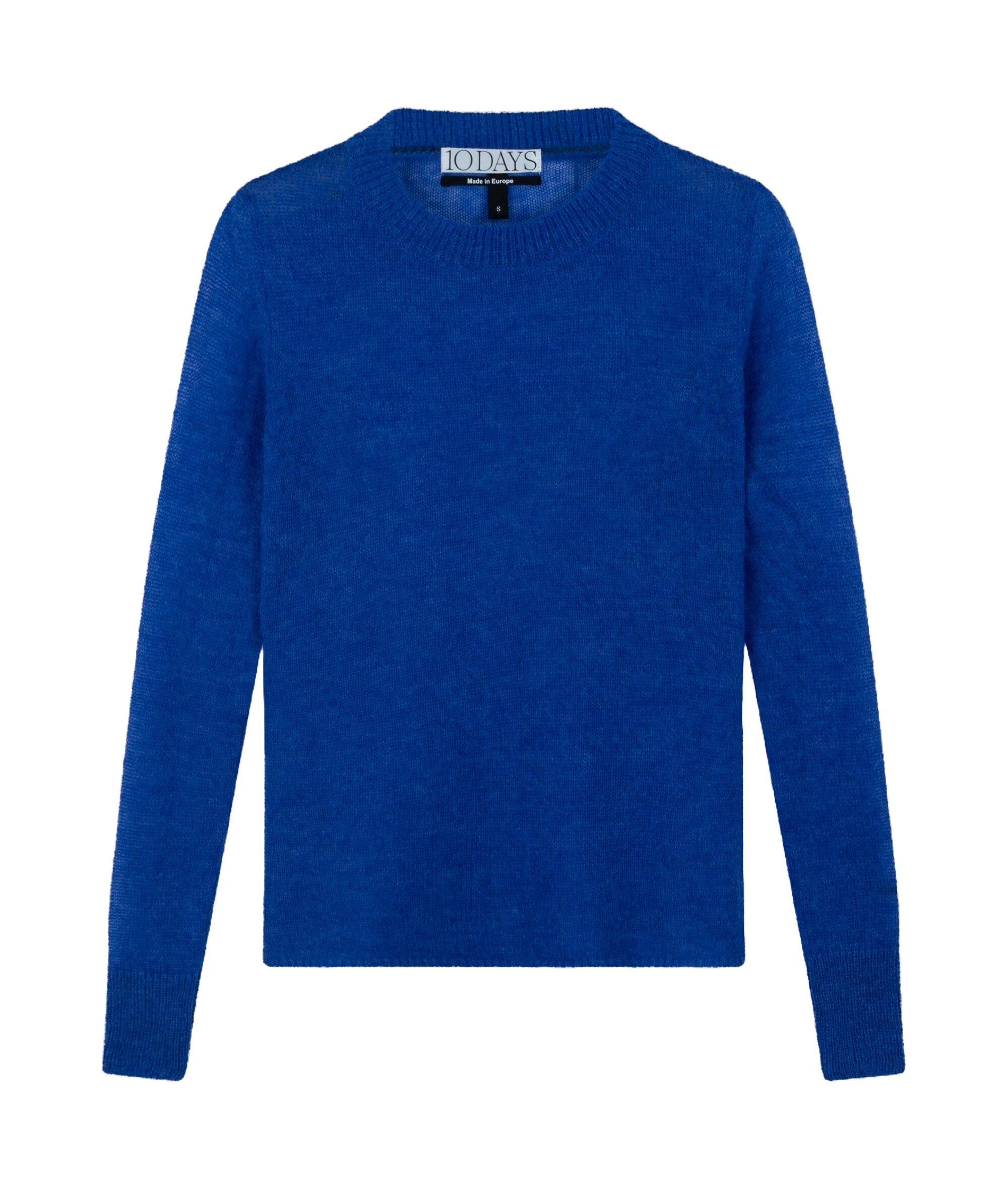 20 607 3204 1231 10days Amsterdam Tee Thin Knit Electric Blue (2)