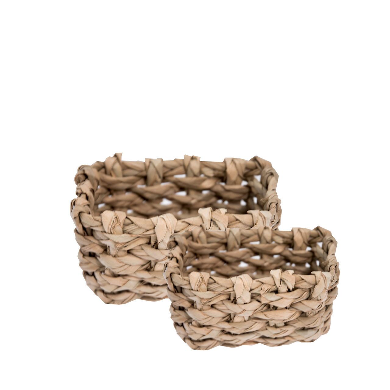 Storefactory 366113 Furasen Straw Basket Set 2 Square