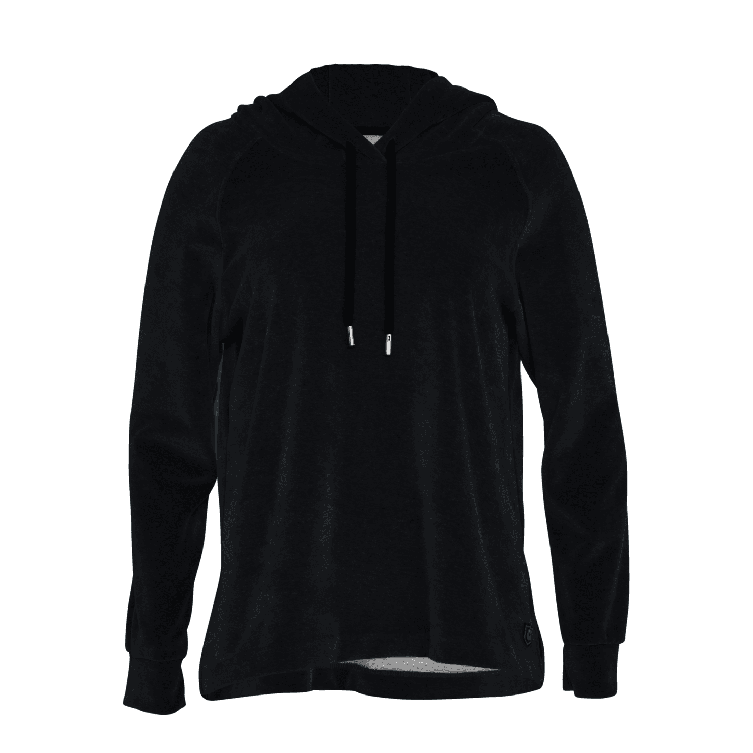 Circolo Samt Hoodie Fd2000 Schwarz