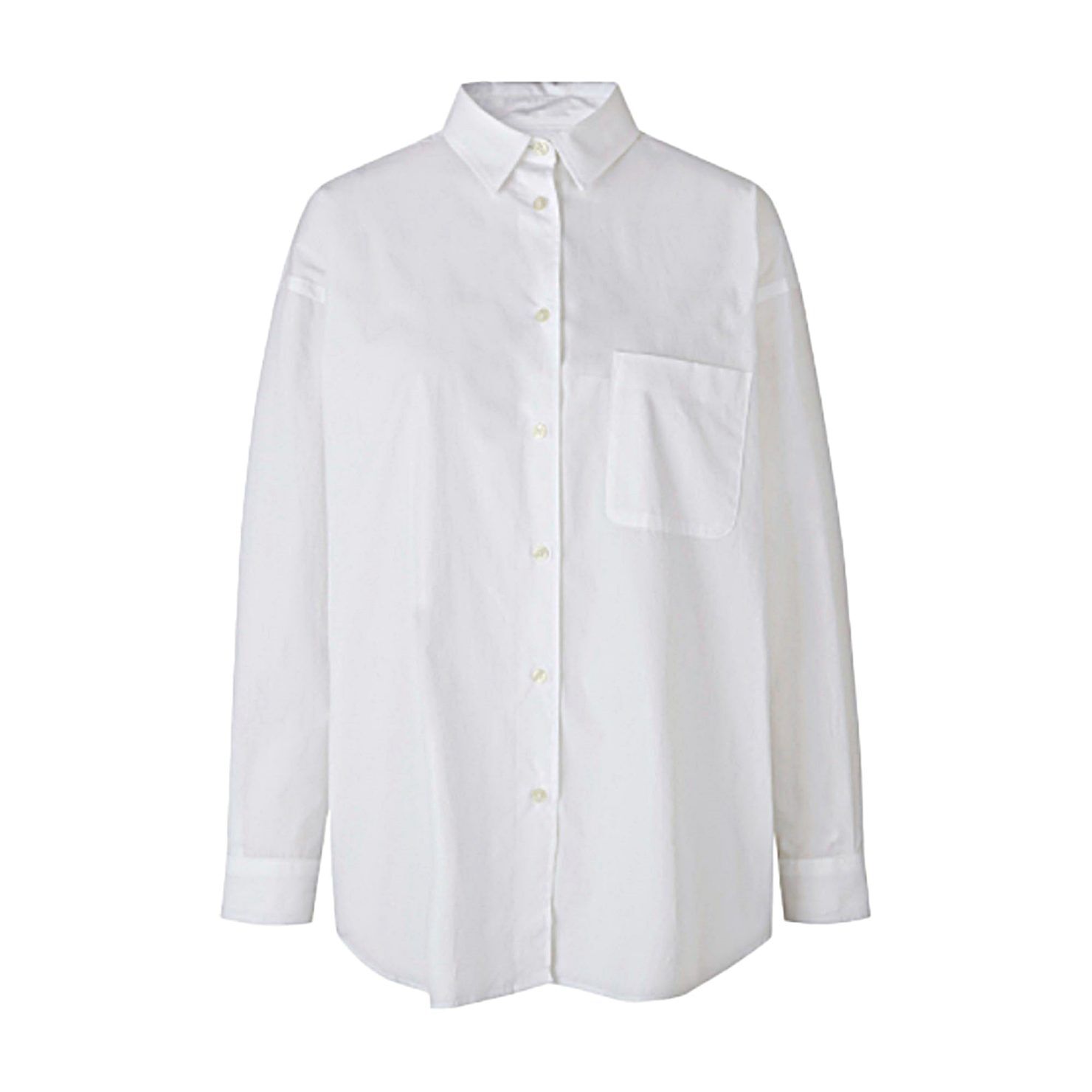 Samsoe Samsoe Luana Shirt 13072 White Weiß Hemd Bluse