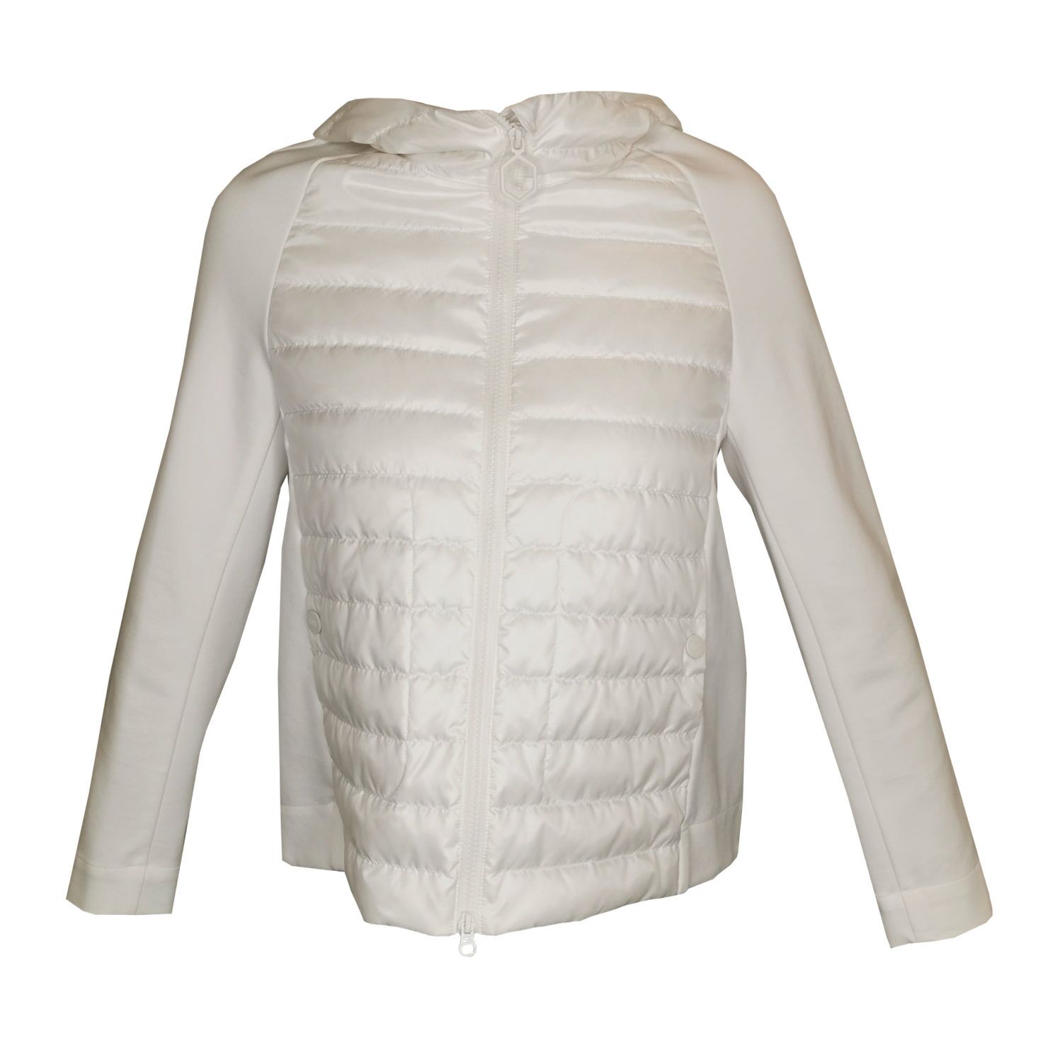 Hox Short Jacket Real Down Off White (1)