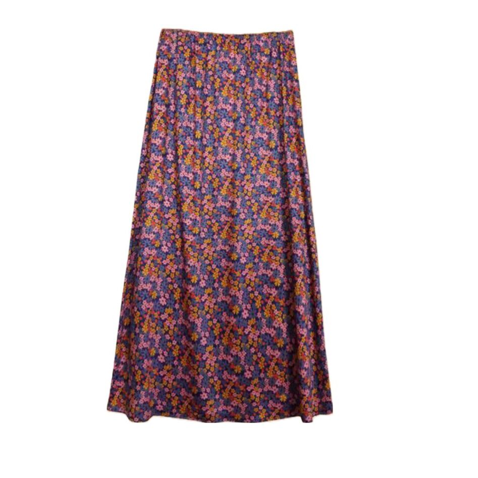 Toupy Skirt Rock Feel Blumen Flower Floral Satin