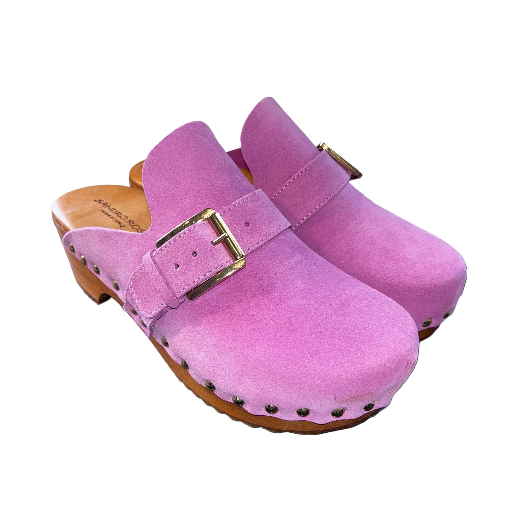 8695 Lilla Lila Purple Clogs Sandy Shoes1