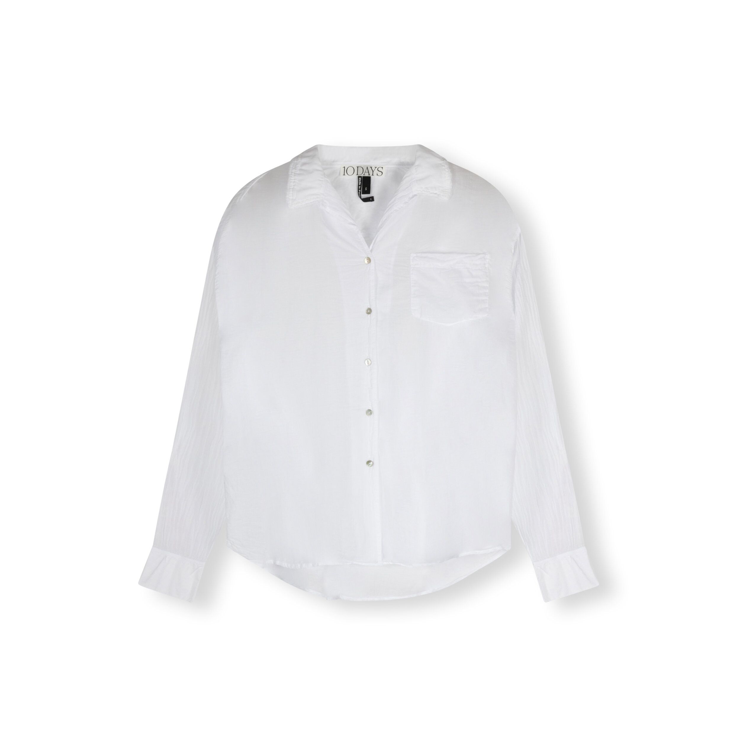 20 403 3203 1001 10days Amsterdam Weiß White Voile Shirt (2)