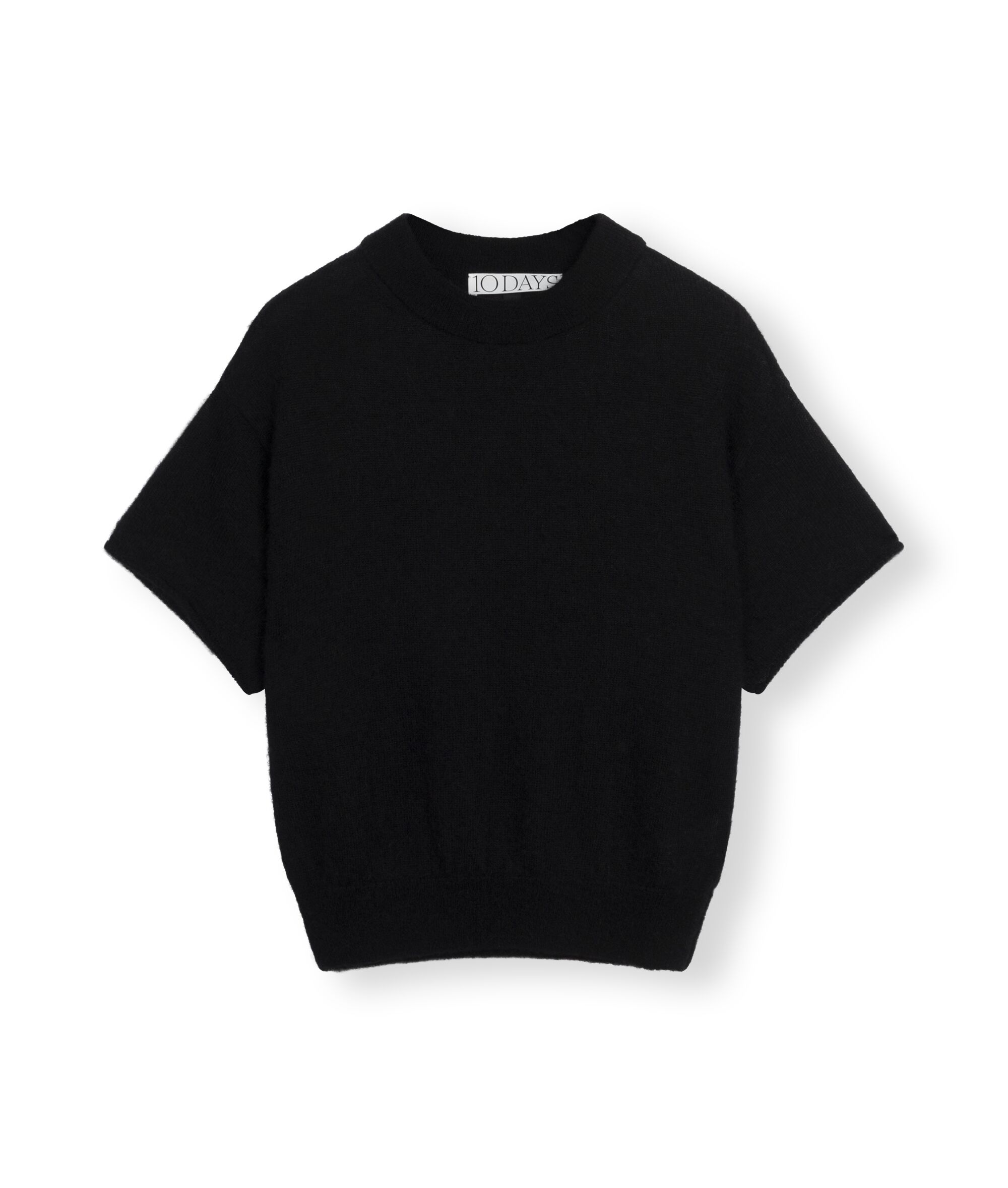 20 608 3203 1012 10days Amsterdam Knitted Tee Black (1)