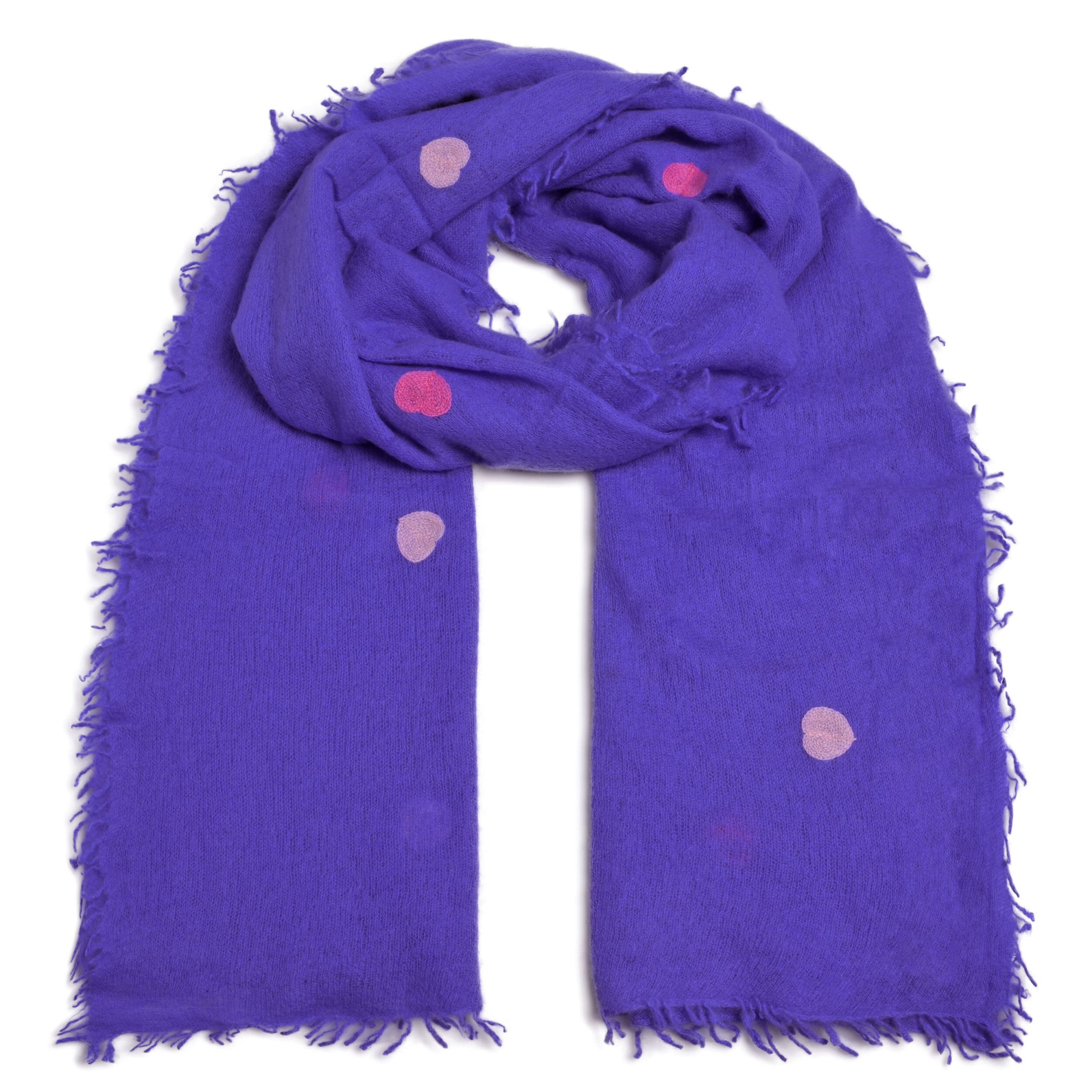 Cute Stuff Feli Hearts Kaschmir Cashmere Lila Herz Iris