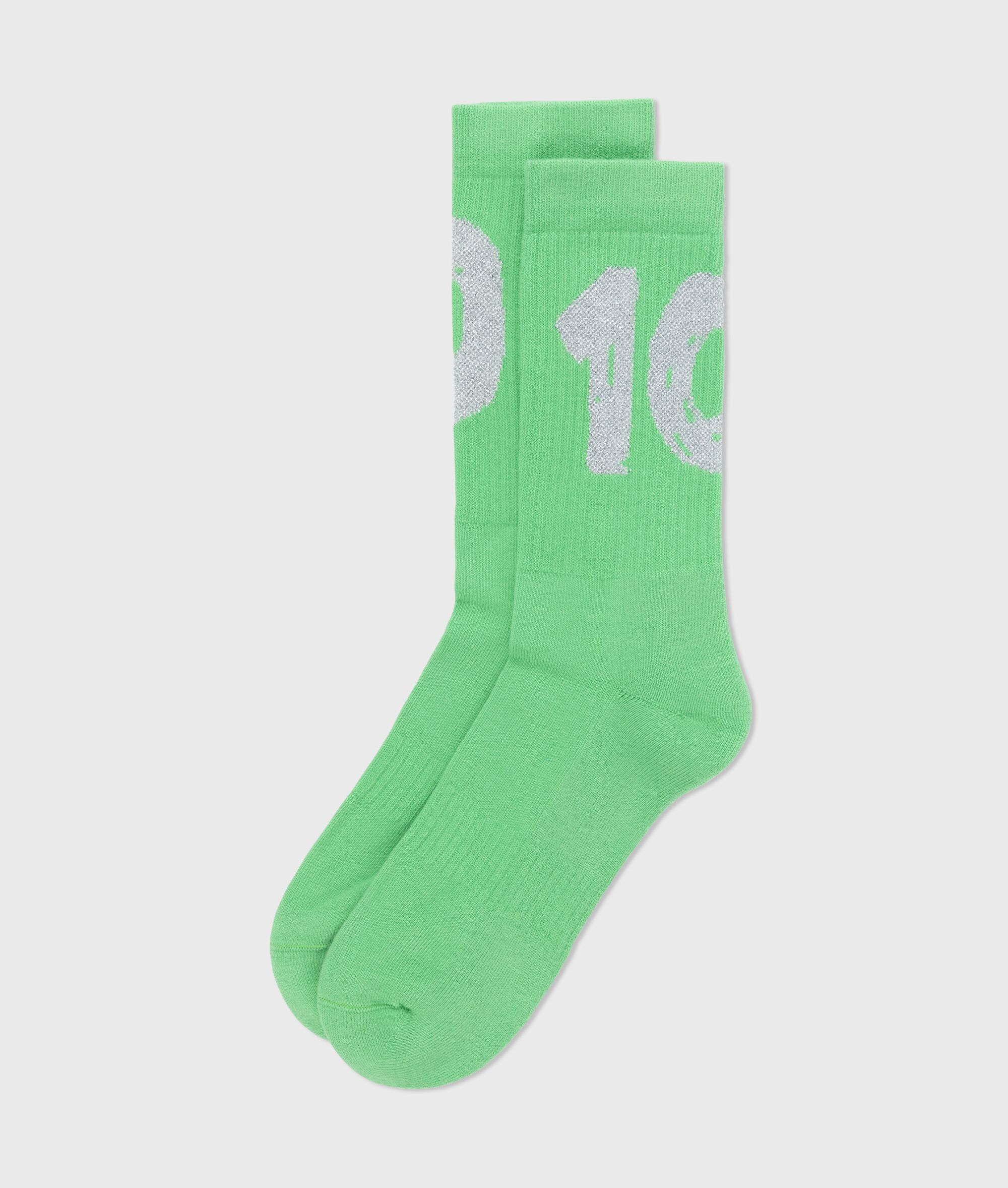 20 939 4201 10days Amsterdam Socks 10 Apple Green (2)