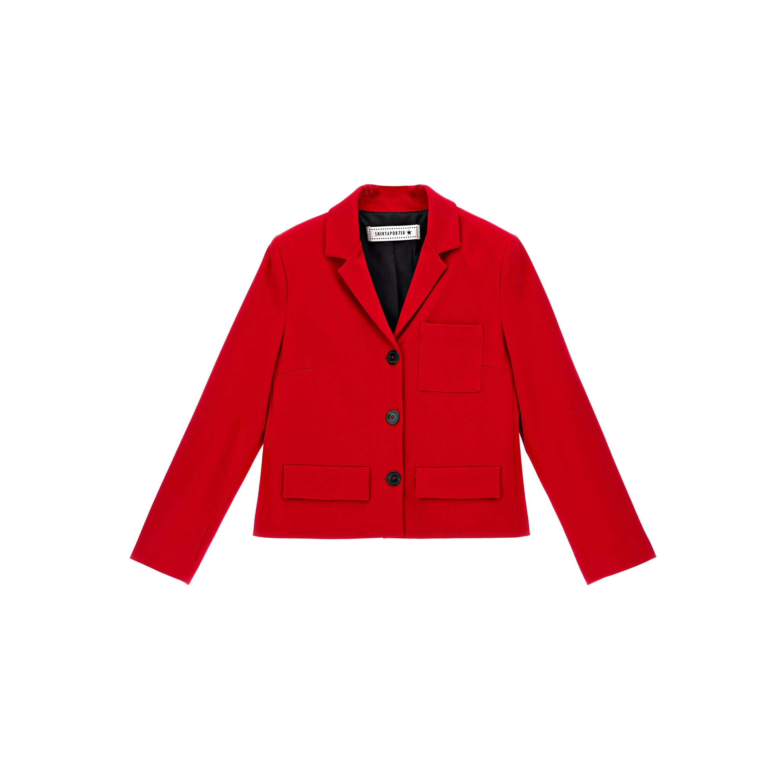 Ja3136uni Jacke Blazer Jacket Red Rot Shirtaporter