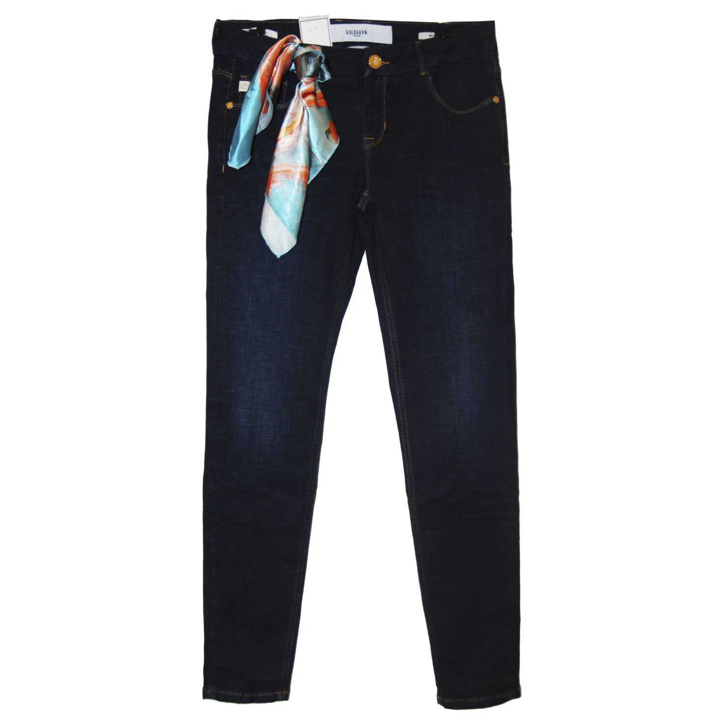 Goldgarn Denim Jeans Jungbusch Skinny Fit. Vorderseite