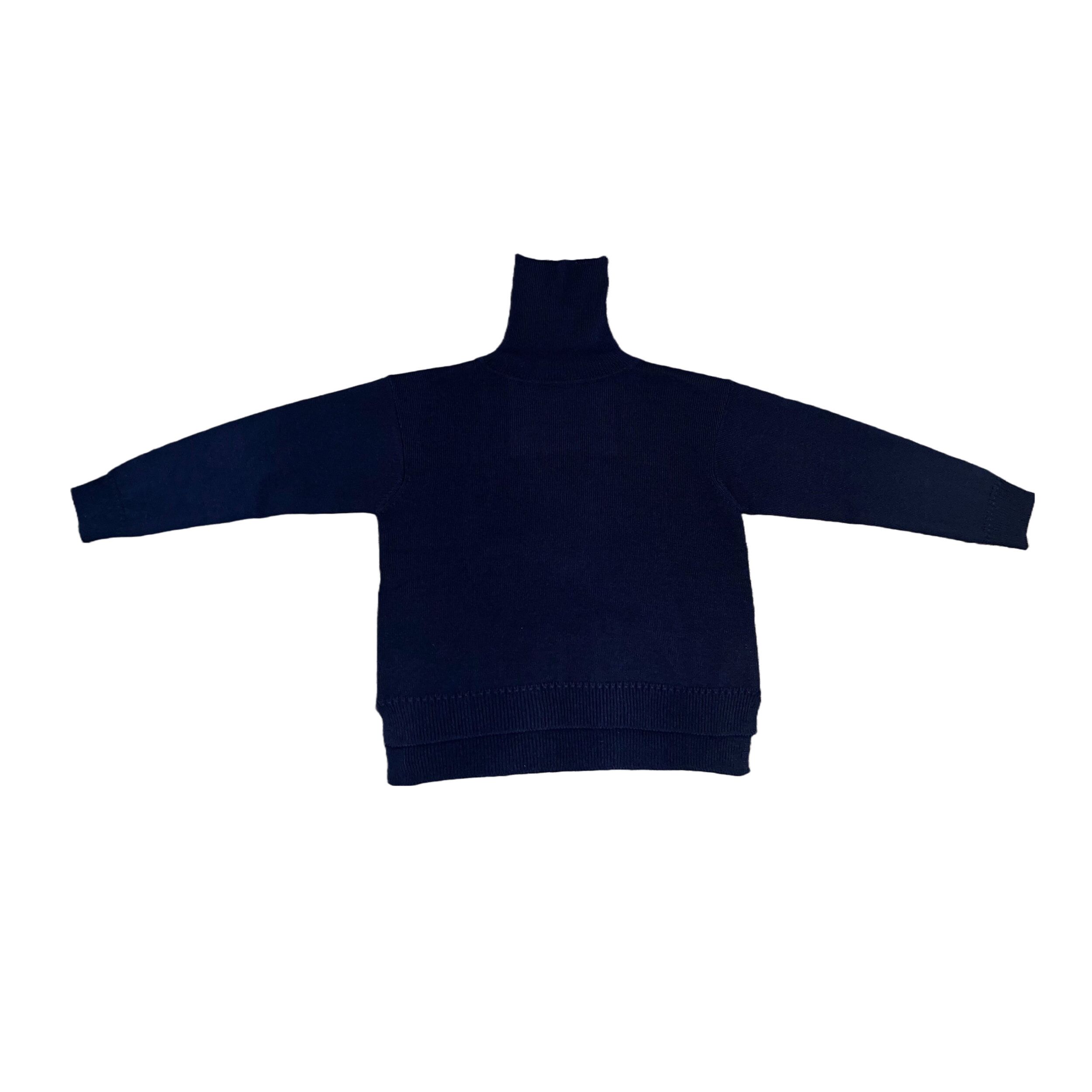 Floor Rollkragen Pullover Turtle Neck Blau Notte