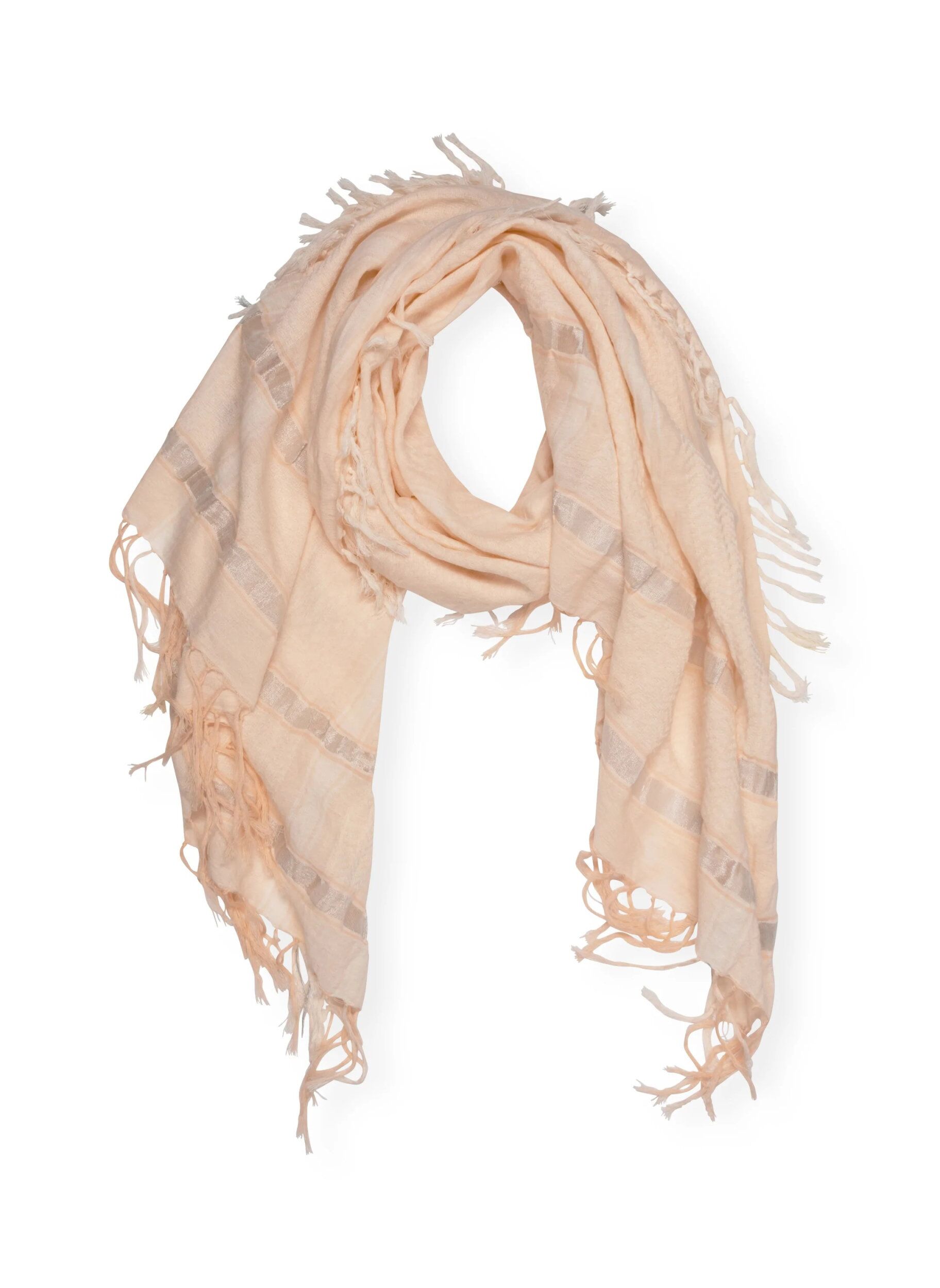 20 902 3201 Scarf Check Baby Pink 10days Amsterdam Schal (1)