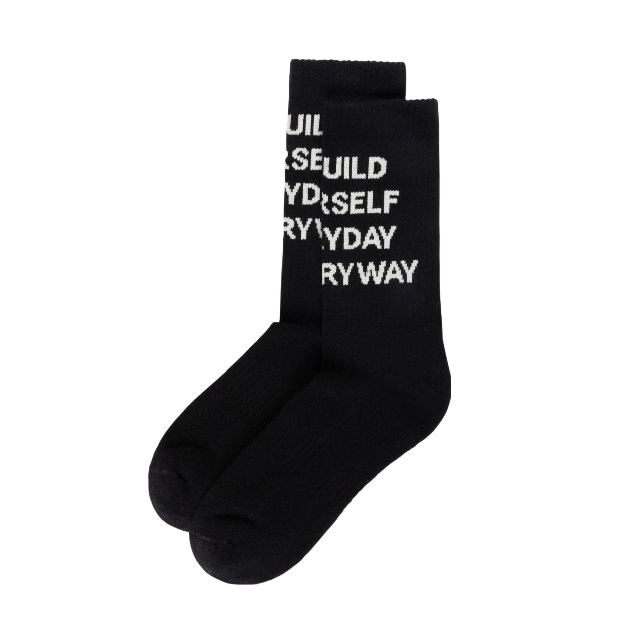 20 937 3203 1012 10days Amsterdam Socks Statement Black (1)