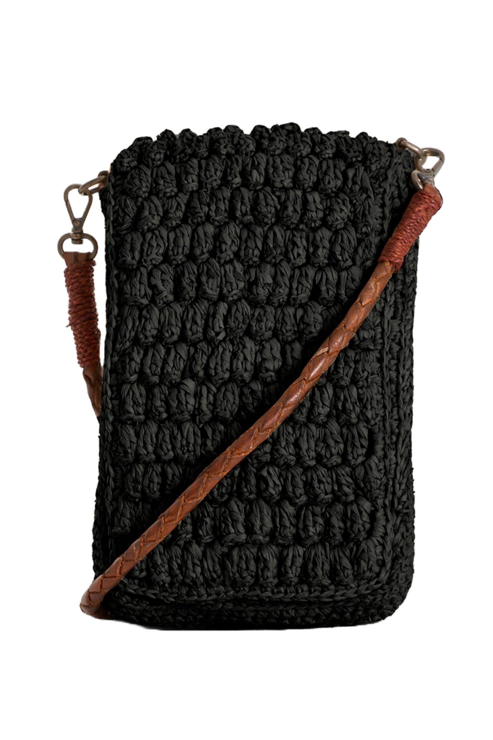 Ibeliv Tasche Bag Raffia Raphia Black Schwarz Vao Clutch